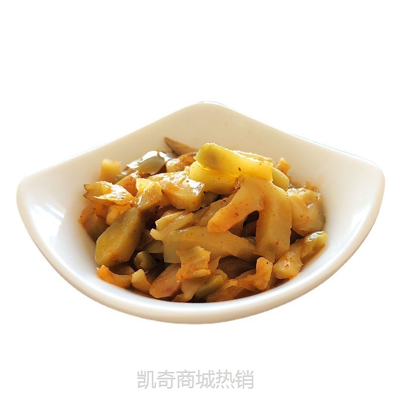 【♥凯奇美食供应链♥】铜钱桥榨菜6030克开胃菜咸菜东北余姚产学生小袋榨菜丝微辣