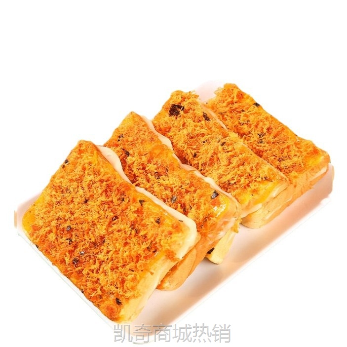 【♥凯奇美食供应链♥】早餐面包】海苔肉松吐司咸香夹心面包网红蛋糕点心休闲零食整箱1