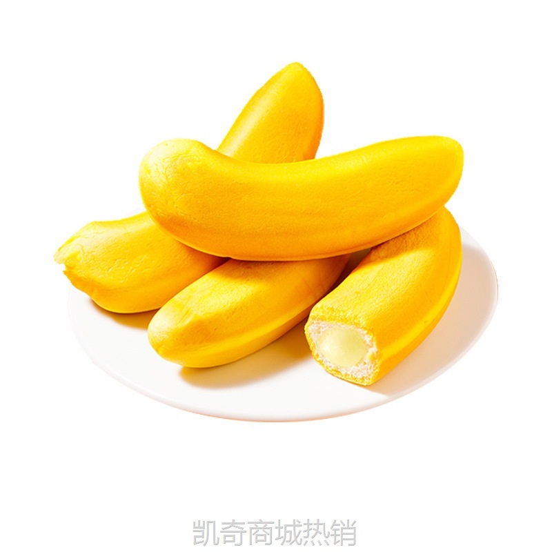 【♥凯奇美食供应链♥】早餐蛋糕剥皮香蕉面包糕点食品代餐零食批發网红手撕面包夜宵充饥