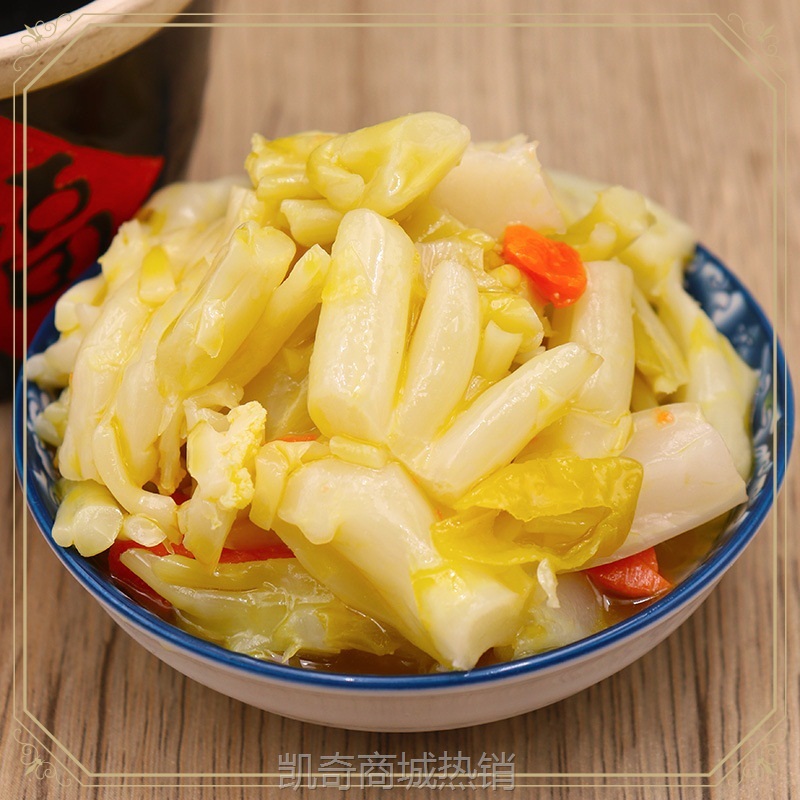 【♥凯奇美食供应链♥】ly开胃菜花梗花菜泡菜台州特产菜心新鲜凉拌菜酒店冷盘凉菜即食50