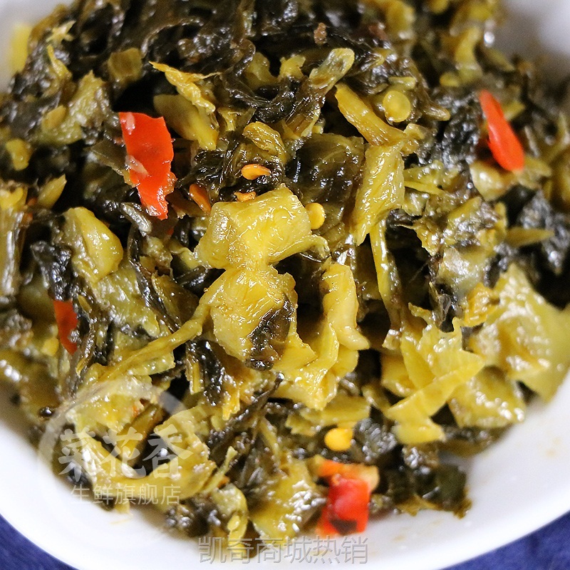 【♥凯奇美食供应链♥】菜花香开味酸菜80g袋装四川特色泡菜榨菜 好胃口即食下饭小咸菜