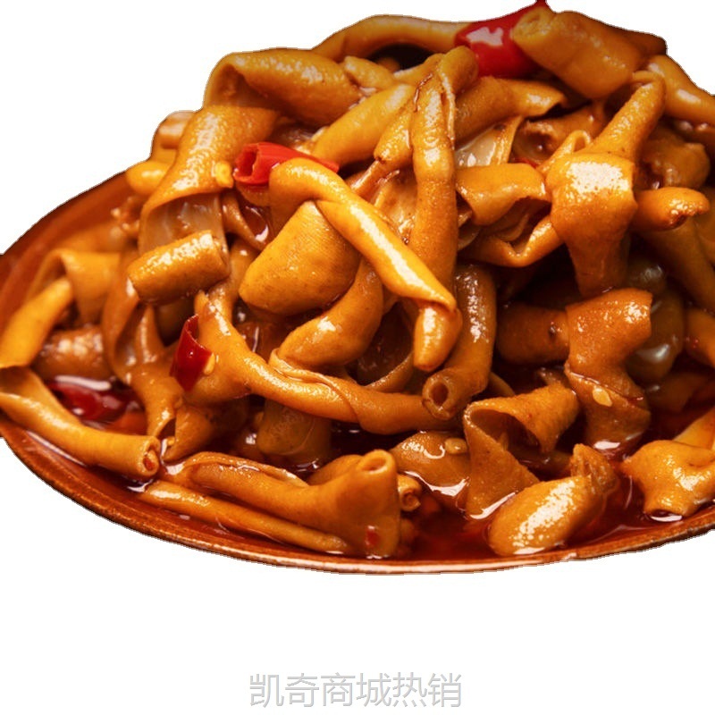 【♥凯奇美食供应链♥】鸭肠鸭板肠新鲜袋装香辣麻辣味鸭肠熟食小吃零食即食卤味零食批发