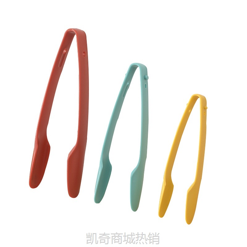 【♥首购3元♥】自助餐面包家用凉拌菜塑料食物夹防烫厨房3件套三合一食品夹子