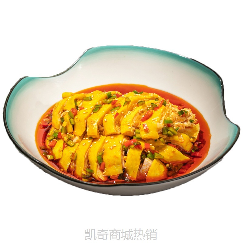 【♥凯奇美食供应链♥】口水鸡撕椒麻特色半成品手700g凉菜鸡熟食即食凉拌菜酒店商用