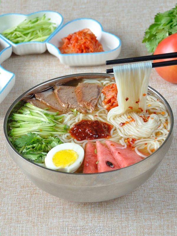 【♥凯奇美食供应链♥】东北朝鲜冷面5斤韩式速食凉面商用延吉产散装烤荞麦大冷面