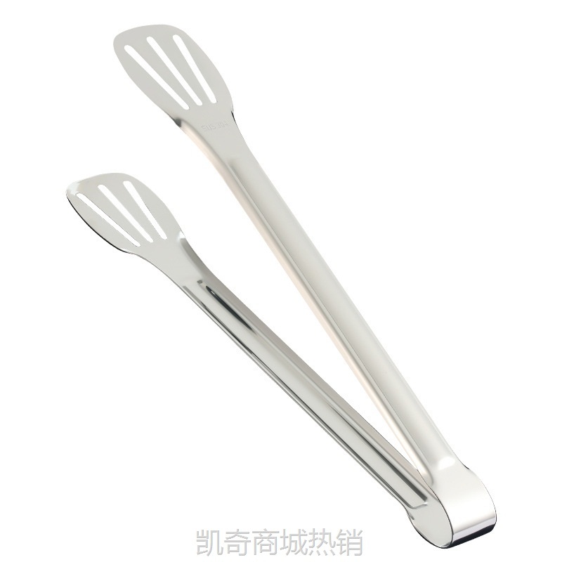 【♥首购3元♥】不锈钢厨房食品夹子烧烤夹牛排烤肉冰夹面包夹食物馒头包子自助餐