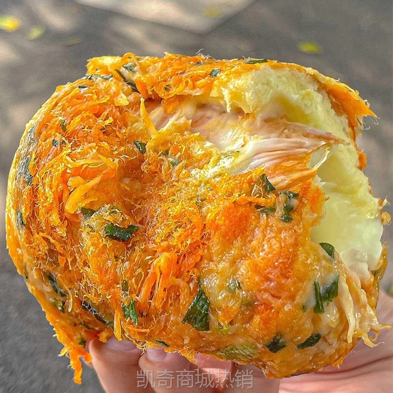 【♥凯奇美食供应链♥】香葱卷肉松味面包早餐蛋糕代餐西式蛋糕点网红零食批发休闲食品