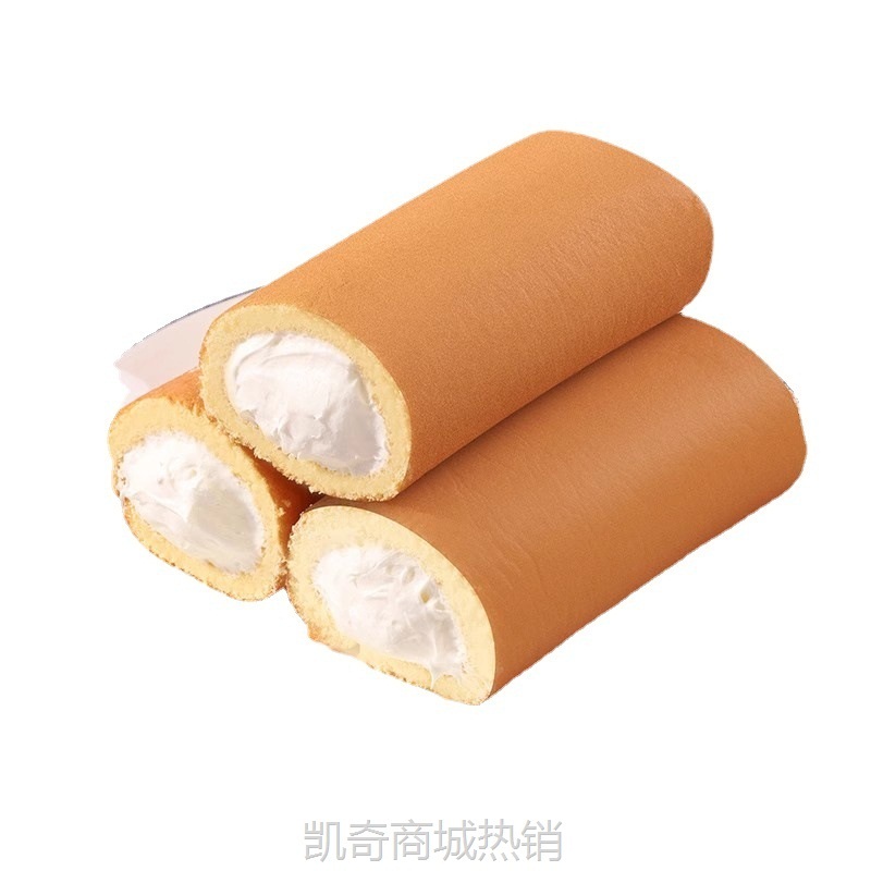 【♥凯奇美食供应链♥】老式奶油卷网红爆浆奶油蛋糕怀旧零食糕点甜品夹心奶酪包奶油面包