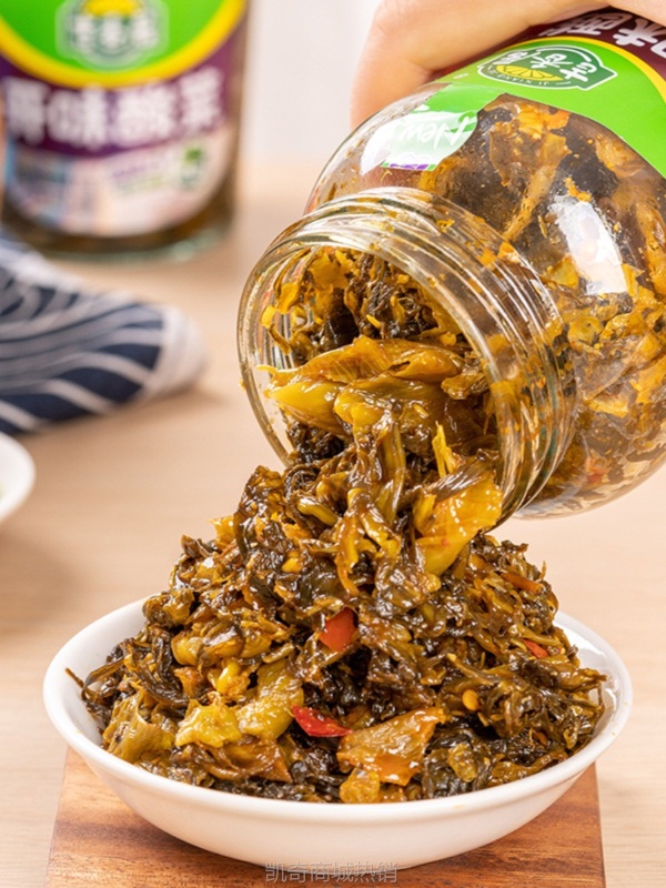 【♥凯奇美食供应链♥】吉香居榨菜泡菜350g大瓶装脆爽口开味香辣酸菜菜芯三丝豇豆下饭菜