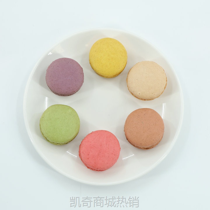 【♥凯奇美食供应链♥】6枚礼盒装马卡龙点心法式彩绘夹心甜品蛋糕烘焙原料西式糕点零食