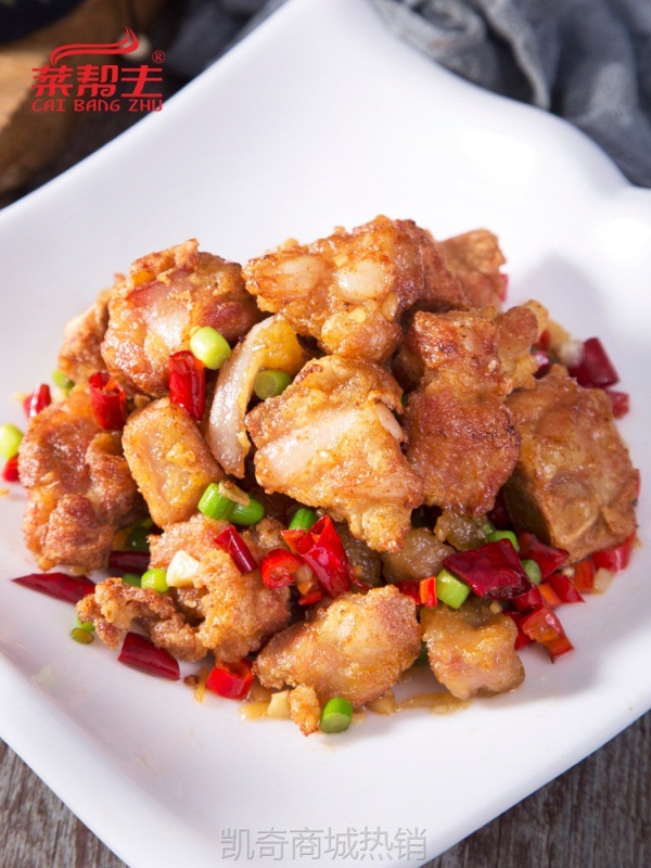 【♥凯奇美食供应链♥】孜然小排380g小炒猪脆骨排骨软骨酒店餐饮半成品特色菜食材