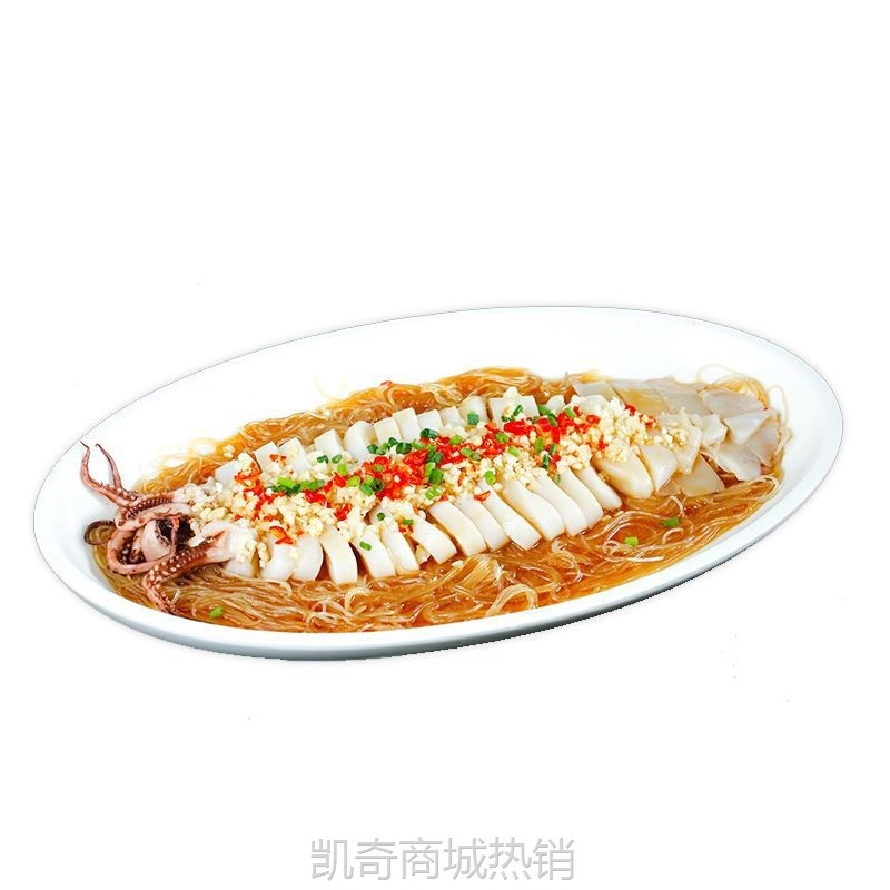 【♥凯奇美食供应链♥】粉丝鱿鱼500g海鲜原切大柔鱼酒店宴席乡厨特色半成品预制菜私房菜