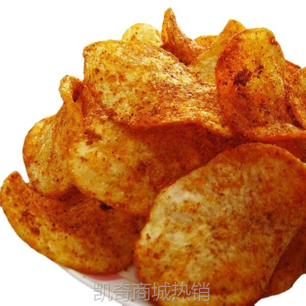 【♥首购3元♥】薯片贵州土豆片现炸麻辣洋芋片原切番茄烧烤薄片网红小零食批发
