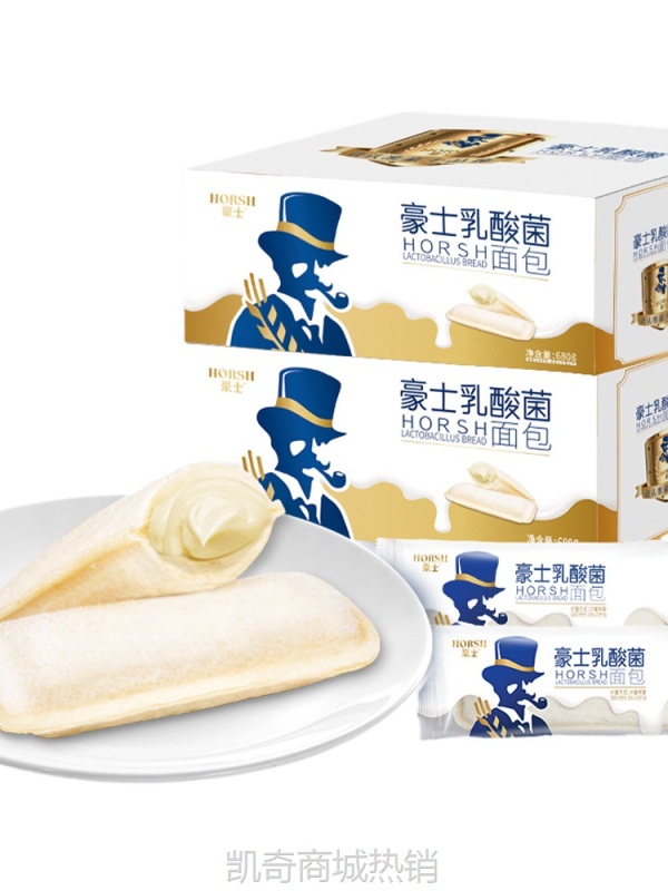 【♥凯奇美食供应链♥】早餐吐司炼乳面包整箱营养儿童面包片学生土司零食夹心蛋糕袋装