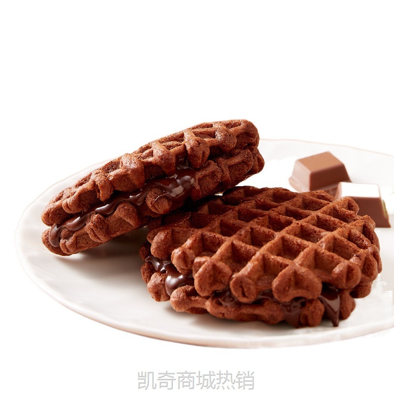 【♥凯奇美食供应链♥】卡尔顿生巧爆浆华夫饼面包蛋糕零食食品早餐巧克力休闲点心整箱