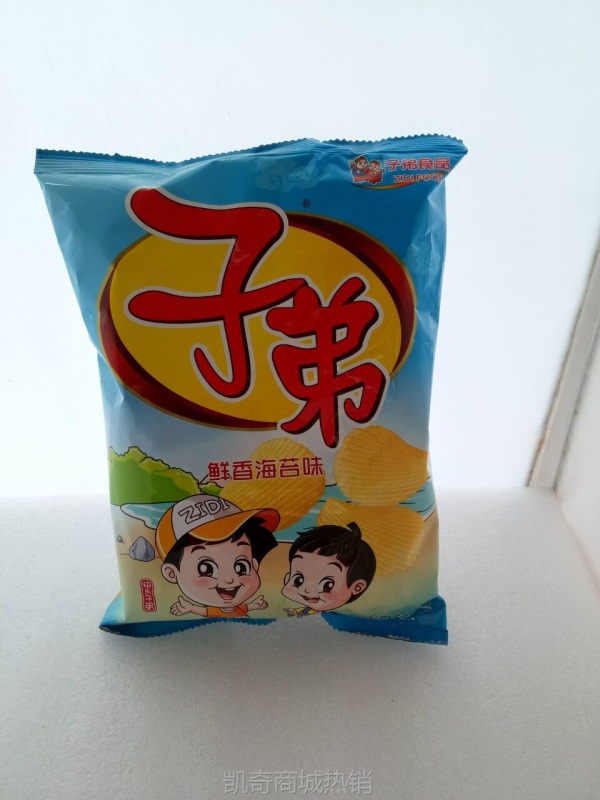 【♥首购3元♥】子弟食品 95g子弟麻辣/番茄/黄瓜/原味/烤肉/海苔味 薯片 批发