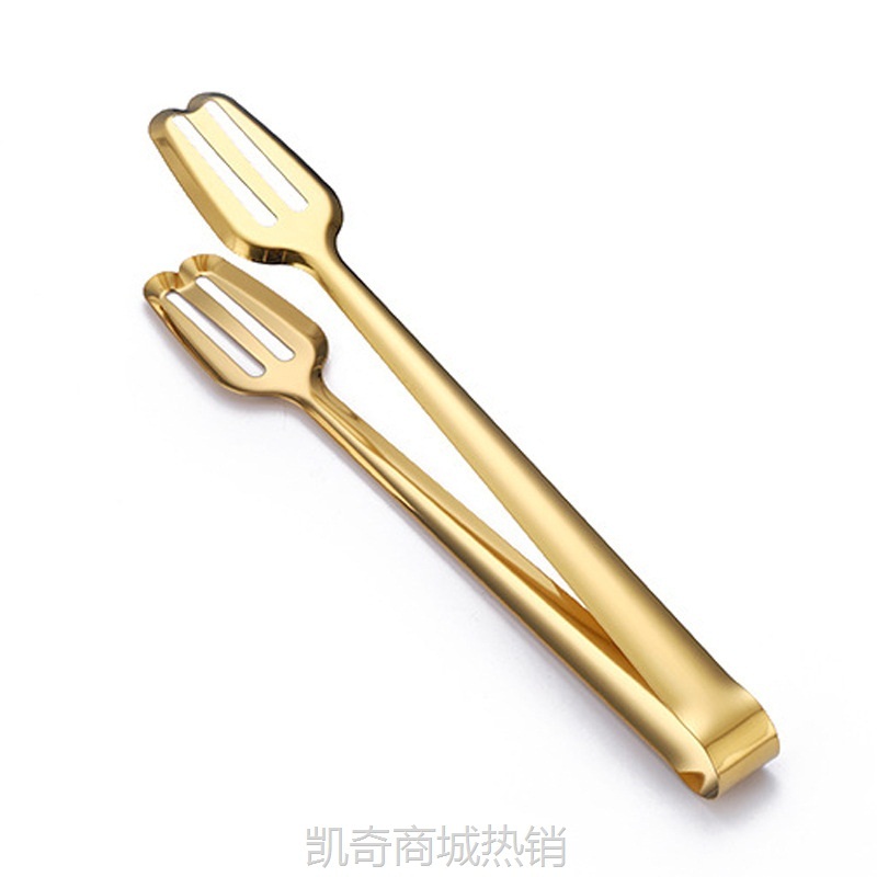 【♥首购3元♥】201不锈钢面包夹酒店自助餐牛排食品夹家用露营户外BBQ烤肉夹批发