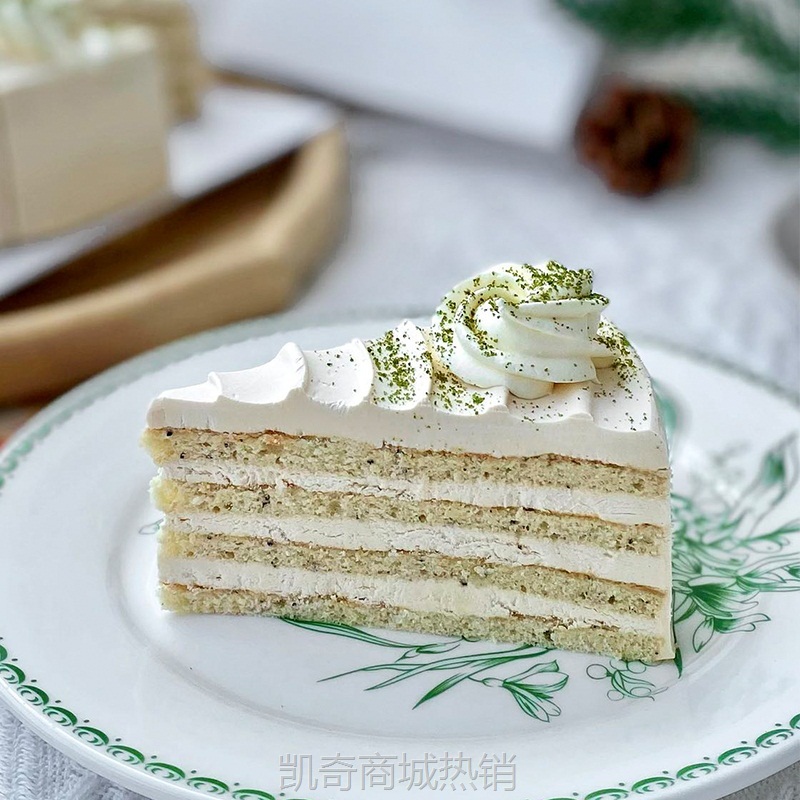 【♥凯奇美食供应链♥】8英寸伯爵红茶慕斯蛋糕 冷冻蛋糕商用 咖啡厅甜品