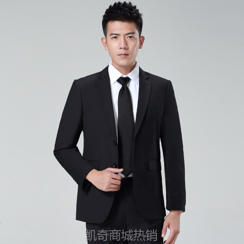 西服套装男士韩版修身外套新郎结婚礼服商务上班职业正装伴郎服