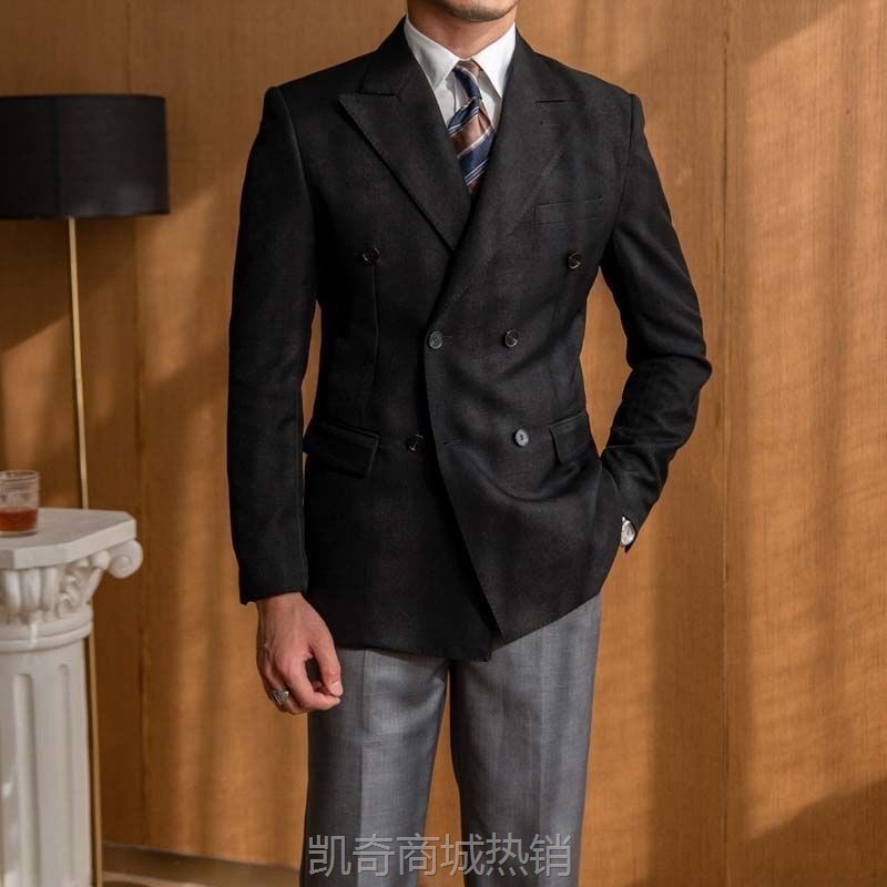 西服套装男士新郎韩版商务西装休闲修身外套结婚礼服西服