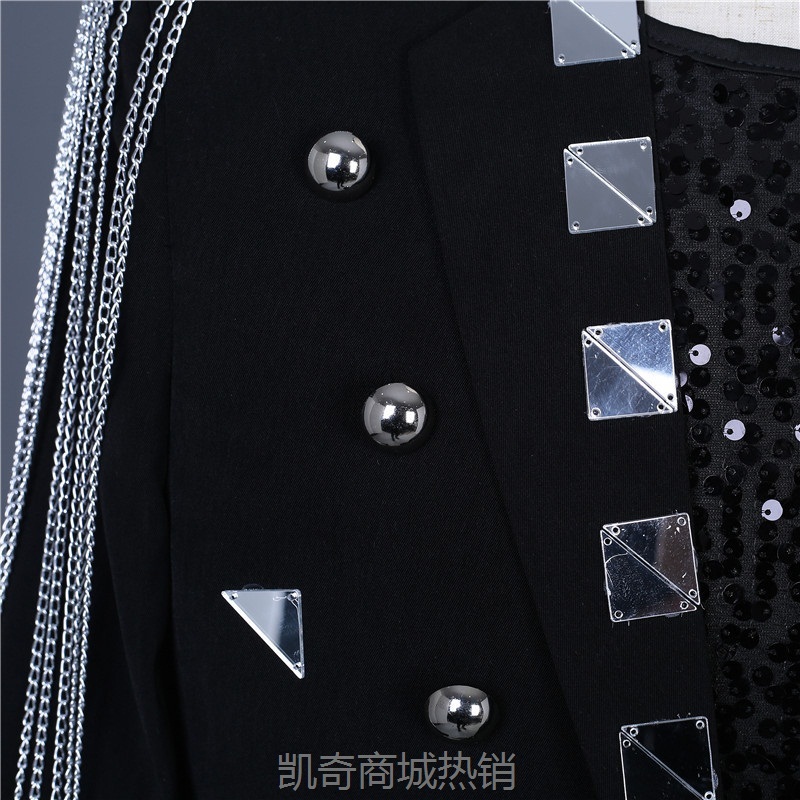男士镜片修身西服外套跨境宴会礼服影楼婚礼演出服礼服西装外套