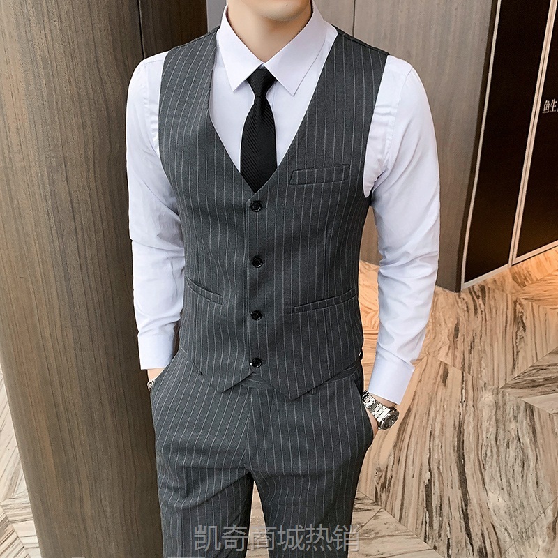 男士休闲西服套装韩版潮流商务正装修身新郎西装外套伴郎结婚礼服