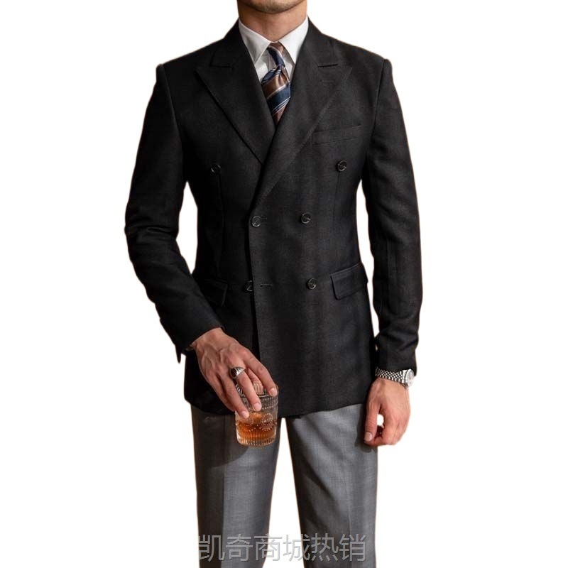 西服套装男士新郎韩版商务西装休闲修身外套结婚礼服西服