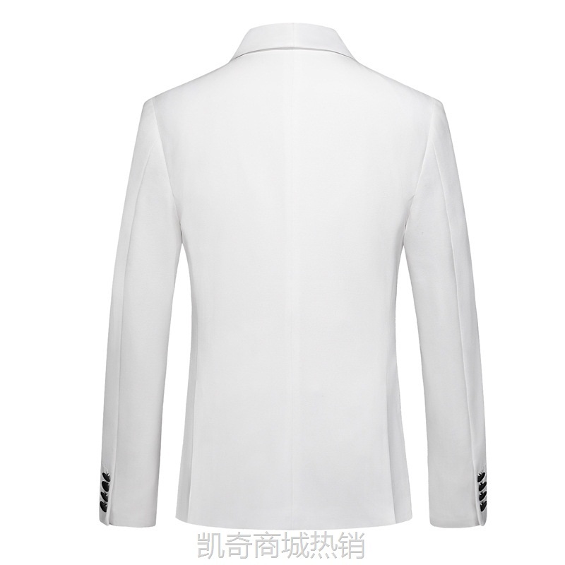 亚马逊速卖通3D图-男士套装西装三件套新郎结婚主持人礼服宴会服