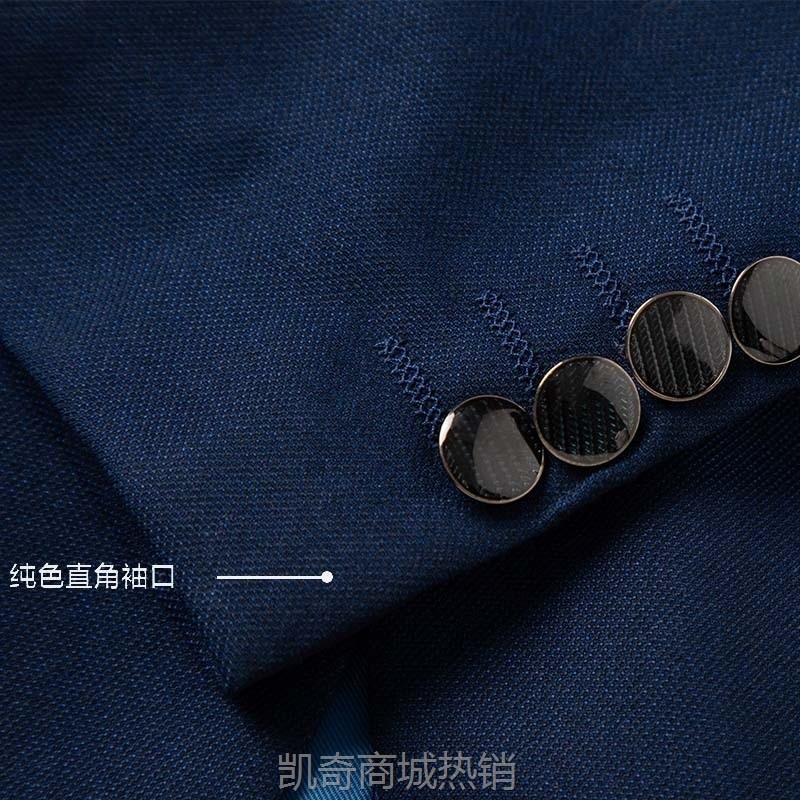 男士春秋季新款韩版西服套装青年正装商务休闲放毛套西结婚礼服