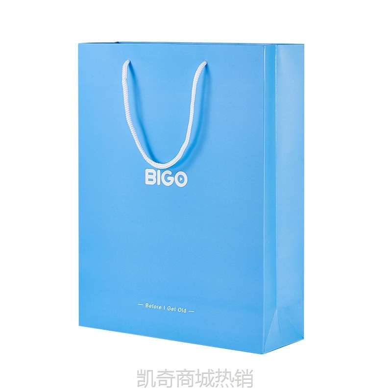 高档白卡纸购物服装店化妆品手提袋纸袋批发礼品袋子铜版纸手拎袋