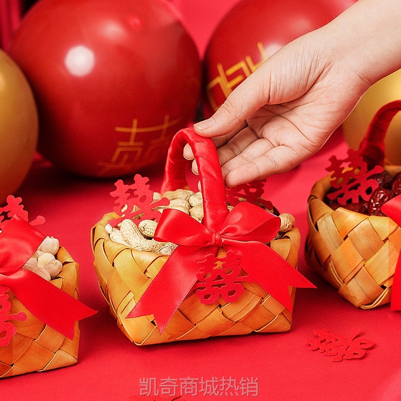 结婚庆用品大全创意新婚房布置婚礼新房装饰喜庆早生贵子摆件模板