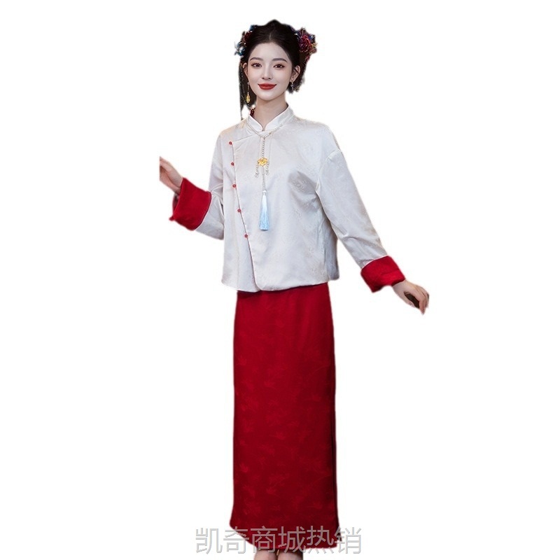 新款秀禾服2024气质新中式敬酒服小个子新娘结婚婚礼订婚两穿礼服