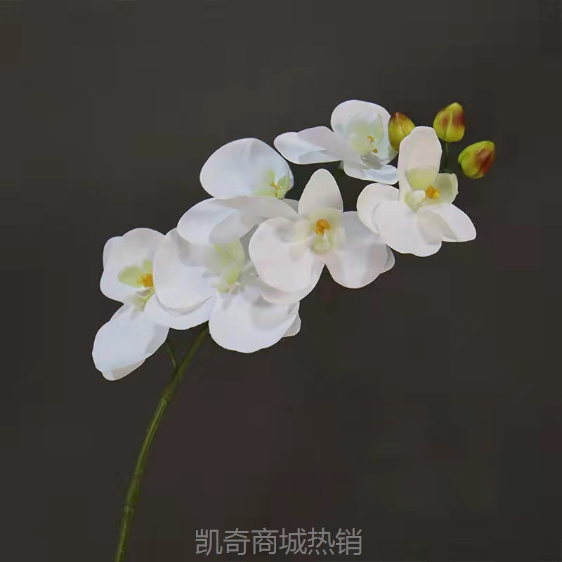 婚庆插花多色小枝蝴蝶兰布蝴蝶兰仿真花装饰婚礼布置花绢花花材