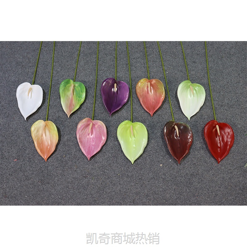 婚礼仿真花材观音莲火鹤绢花婚礼堂吊顶装饰假花背景花艺插花布置