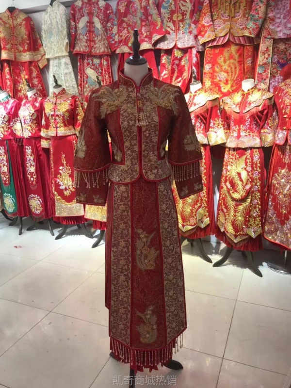 小红书款秀禾服2024新款新娘礼服中式结婚礼服喜服新娘敬酒服嫁衣