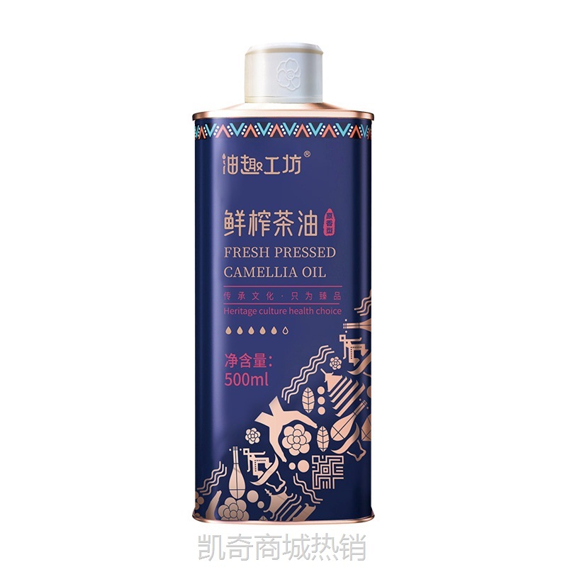 千岛源油趣工坊鲜榨茶油500ml