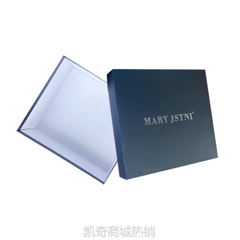 经典黑色天地盖礼品盒饰品礼物七夕口红化妆品伴手礼空盒支持咨询