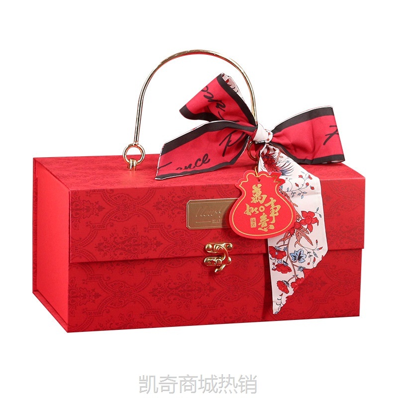 现货蛇年春节年货礼盒2025新年感包装盒礼品空盒子小批量X20