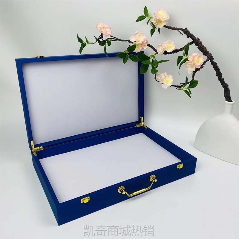 年货礼盒 定制香水包装盒 美容院护肤品包装礼盒 高档手提PU皮盒