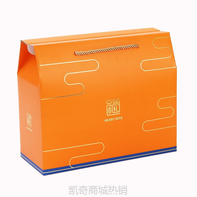 现货蛇年新年礼盒2024春节喜庆手提礼品盒特产年货大礼包装盒批发
