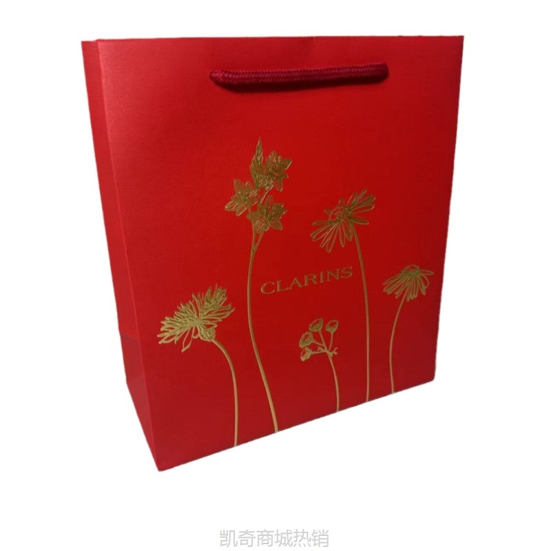 娇韵诗双粹水礼盒空精华礼品盒手袋海绵礼盒
