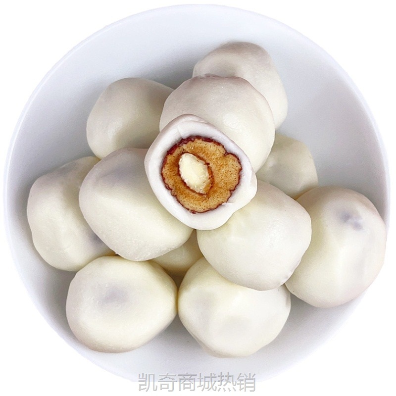 巴旦木奶枣夹心枣独立小包装网红零食新疆红枣杏仁夹心奶枣500g
