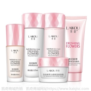 莱蔻护肤品5件套装 补水保湿清爽护肤品化妆品 厂家货源 一件代发