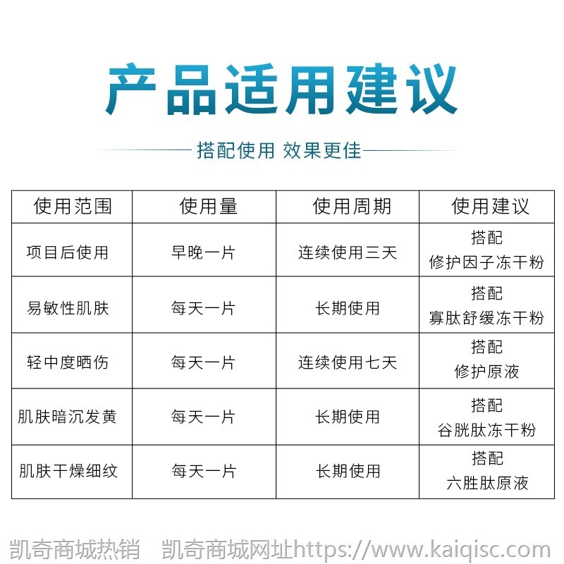 暨大冰晶面膜浅导修复晒伤胶原蛋白冷敷贴冰晶修复面膜美容院