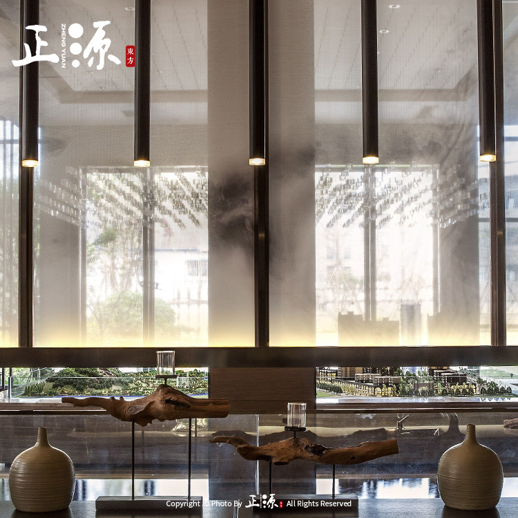 中式酒店灯定制星级酒店灯具订制 别墅灯会所非标定制 正源新中式