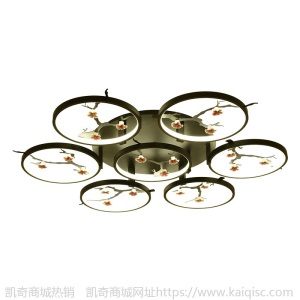 新中式吸顶灯客厅大灯现代简约顶灯大气餐厅卧室灯中国风灯具6030
