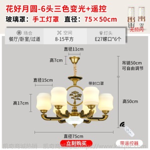新中式锌合金吊灯客厅灯禅意中国风书房卧室灯大气餐桌餐厅灯饰