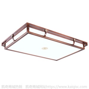 新中式吸顶灯长方形实木客厅灯中式灯具套餐中国风仿古卧室灯3058