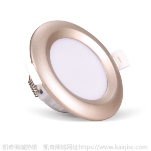 家用客厅吊顶装饰三色变光新款筒灯2.5寸嵌入式过道孔灯led筒灯