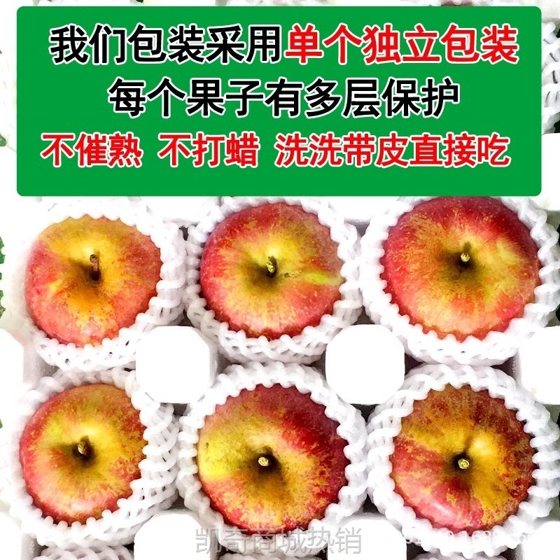 正宗云南昭通丑苹果水果新鲜当季整箱现摘冰糖心苹果甜脆一件代发